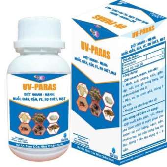 ĐUNG DỊCH PHA NƯỚC XỊT UV PARAS diệt nhanh mạt rồi muỗi dán ve bọ chét cực hiệu quả