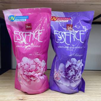 Combo 2 Nước Xả Vải Essence Hương Floral 600mlx2 Hàng Thái Hương Thơm Dễ Chịu Làm Mềm Vải Giữ Áo Quần Như Mới