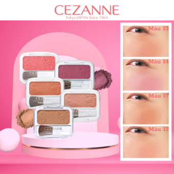 Phấn Má Hồng Cezanne Natural Cheek N Nhật Bản Màu Tự Nhiên Mềm Mịn Lâu Trôi 4g