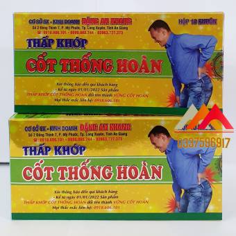 THẤP KHỚP CỐT THỐNG HOÀN - HỔ TRỢ ĐAU KHỚP - VIÊM ĐA XƯƠNG KHỚP - THOÁT VỊ ĐĨA ĐỆM