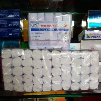 Băng gạc cuộn y tế đông pha 1 bịch 5 cuộn