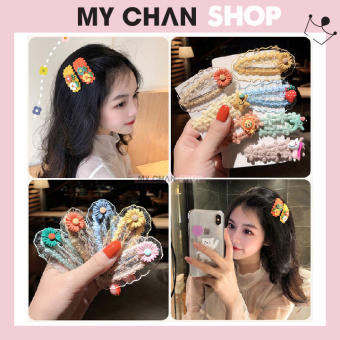 Kẹp Tóc Hoa Cúc Nhiều Màu Phong Cách Hàn Quốc