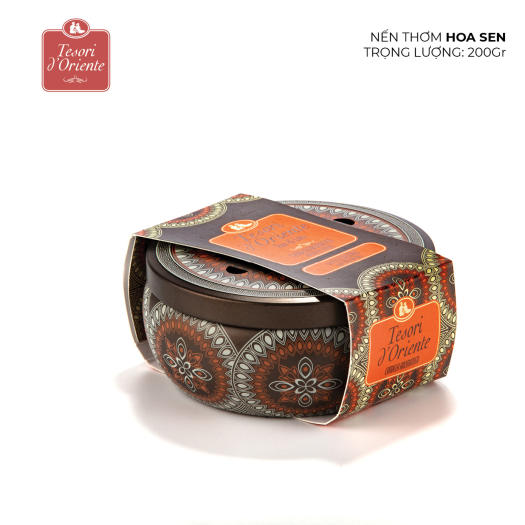 Nến thơm Tesori d'Oriente  Hoa sen 200g