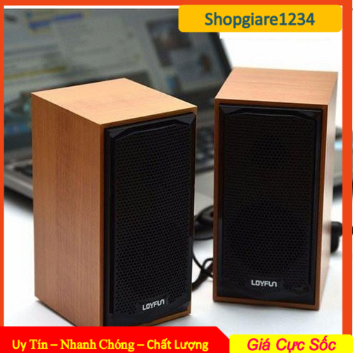 Loa vi tính arigatoo ft-102/ m22 - hàng nhập khẩu chính hãng cao cấp - kết nối usb và jack 3.5mm