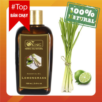 Tinh dầu sả chanh nguyên chất 100ml (Lemongrass)