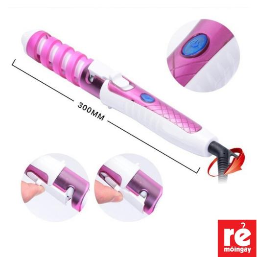 Máy làm tóc uốn tóc xoắn ốc tự động Nova máy nóng nhanh dễ dàng sử dụng khi đi tiệc - Dụng cụ tạo kiểu tóc chuyên nghiệp, Máy Uốn Tóc Xoắn Ốc NOVA NHC 8558