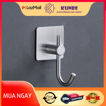 Móc Inox 304 KUNBE Dán Tường đa năng Bằng Keo 3M Siêu Dính