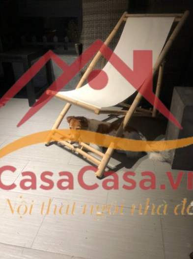 Ghế bãi biển - Ghế xếp tre - Ảnh thật khách feedback - BH3384A/1NA