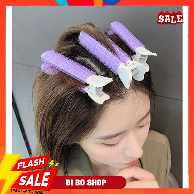 Kẹp Tóc Ống Lô Tạo Kiểu Giúp Tóc Bồng Bềnh Phong Cách Hàn Quốc Nhẹ Nhàng