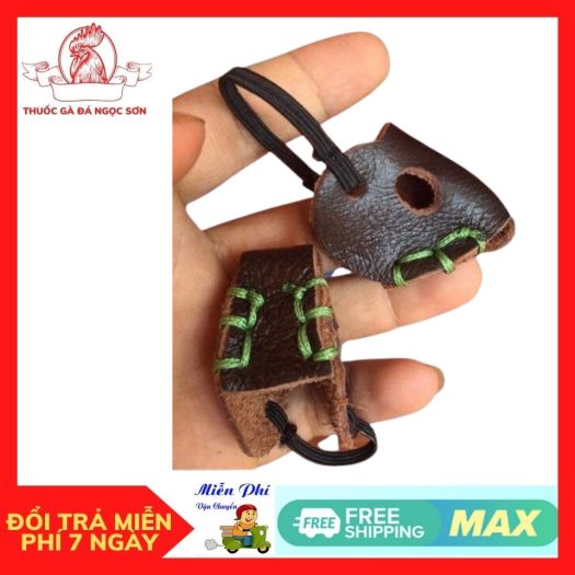 Bịt Mỏ Vần Gà Chọi 2 Cái  X5 Thái Lan Bịt Mỏ Da Dầy Dặn Khâu Chắc Chắn Tiện Lợi Khi vần gà.