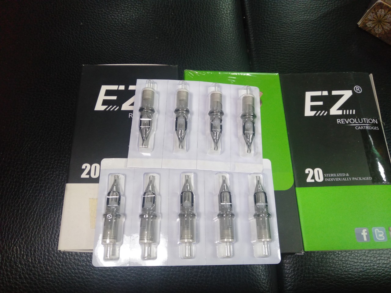 Vỉ 5 kim xăm ez máy pen 11rl .vỉ 5 kim xăm hình cao cấp .kim xăm máy pen cao cấp