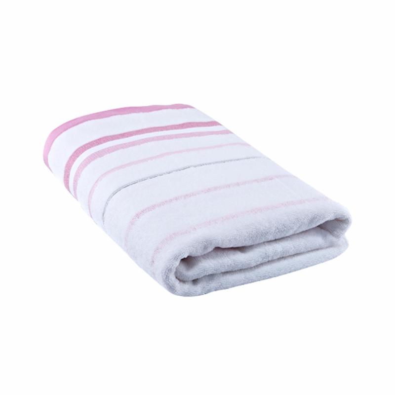 Buy 100% Cotton Bath Towel – Pink (140 L x 70 W (cm) Singapore