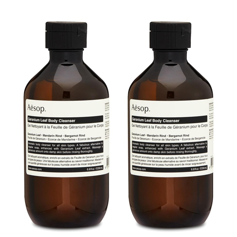 Buy 2 x Aesop Geranium Leaf Body Cleanser 6.8oz, 200ml - intl Singapore
