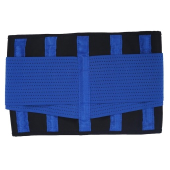Adjustable Waist Guard Back Brace Support Protector Lumbar Belt(Blue-L) - Intl May 2018 - 2 Adjustable Waist Guard Back Brace Support Protector Lumbar Belt(Blue-L) - intl - 2
