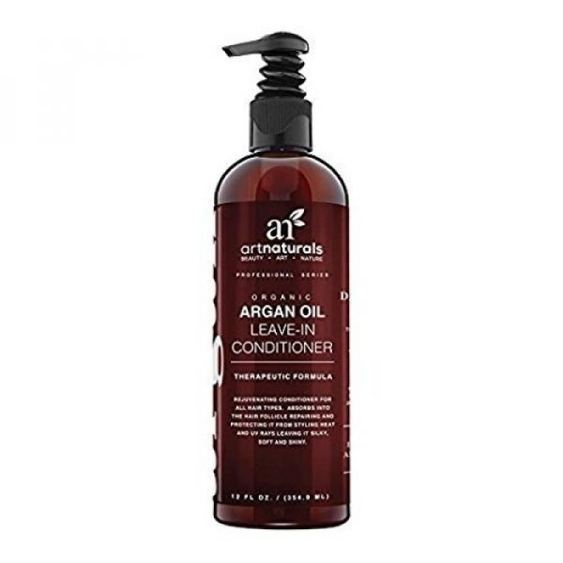 Buy ArtNaturals Argan Oil Leave-In Conditioner - 12 oz Made with Organic and Natural Ingredients - for All Hair Types – Treatment for Damaged, Dry, Color Treated and Hair Loss - intl Singapore