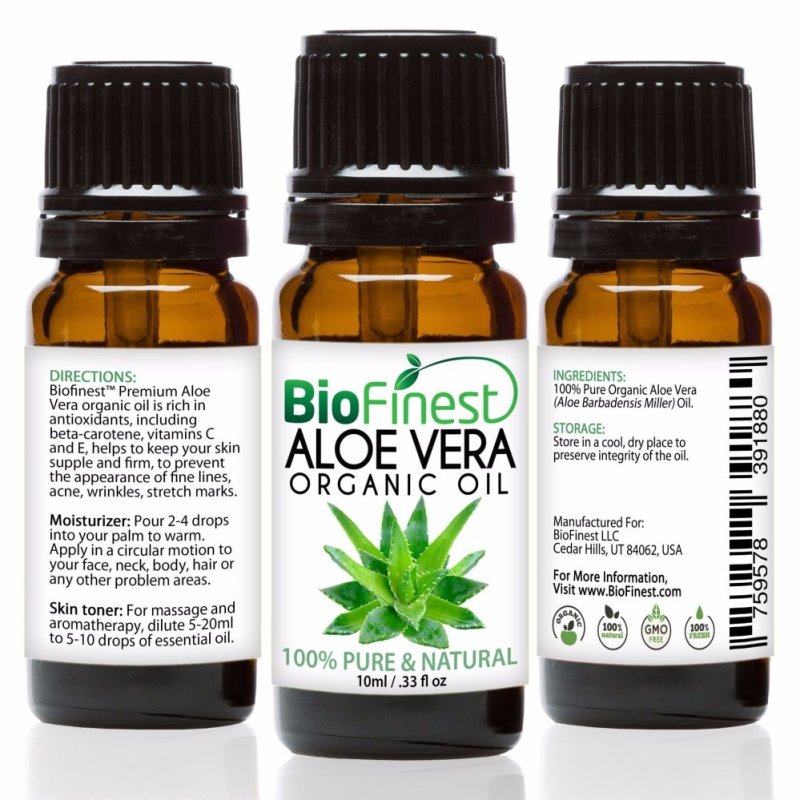 Buy Biofinest Aloe Vera Organic Oil (100% Pure Organic Carrier Oil)
10ml Singapore