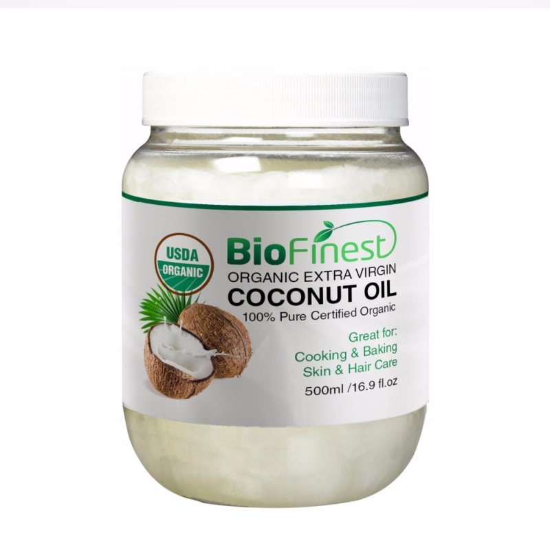Buy Biofinest Coconut Oil - USDA Organic Extra Virgin - Cold-Pressed
Unrefined - Best For Cooking, Baking, Skin & Hair Moisturizer
(500ml) Singapore