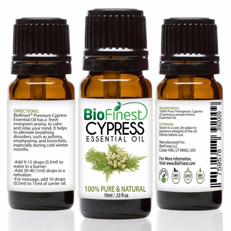 Buy Biofinest Cypress Essential Oil (100% Pure Therapeutic Grade) 10ml Singapore