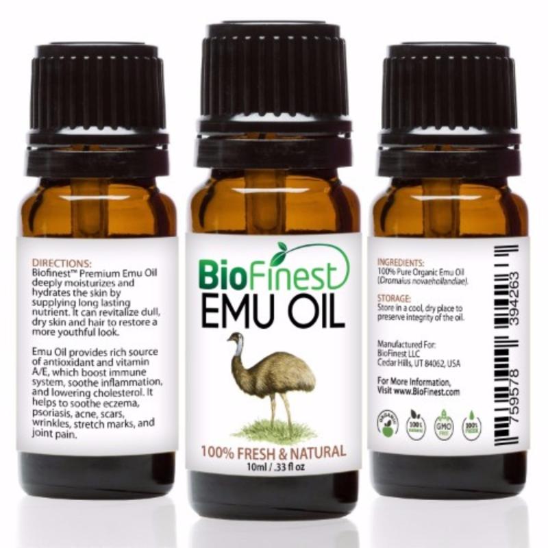Buy Biofinest Emu Organic Oil (100% Pure Organic Carrier Oil) 10ml Singapore