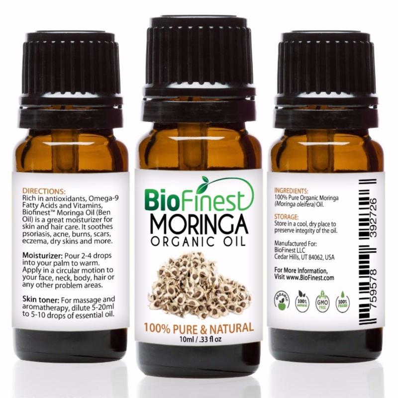 Buy Biofinest Moringa Organic Oil (100% Pure Therapeutic Grade) 10ml Singapore