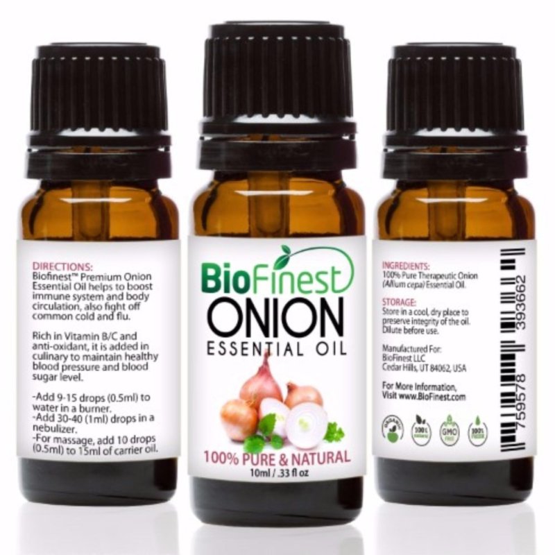 Buy Biofinest Onion Essential Oil (100% Pure Therapeutic Grade) 10ml Singapore