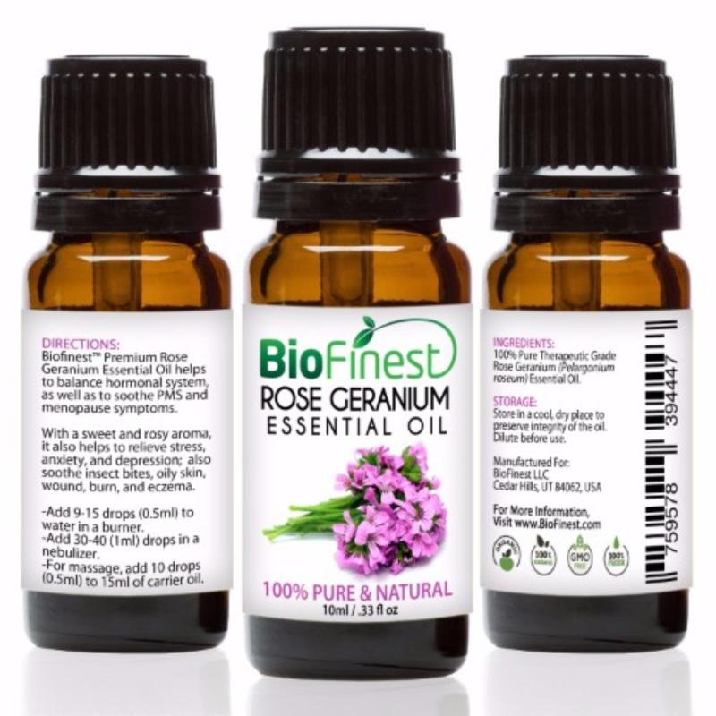 Buy Biofinest Rose Geranium Essential Oil (100% Pure Therapeutic Grade)
10ml Singapore