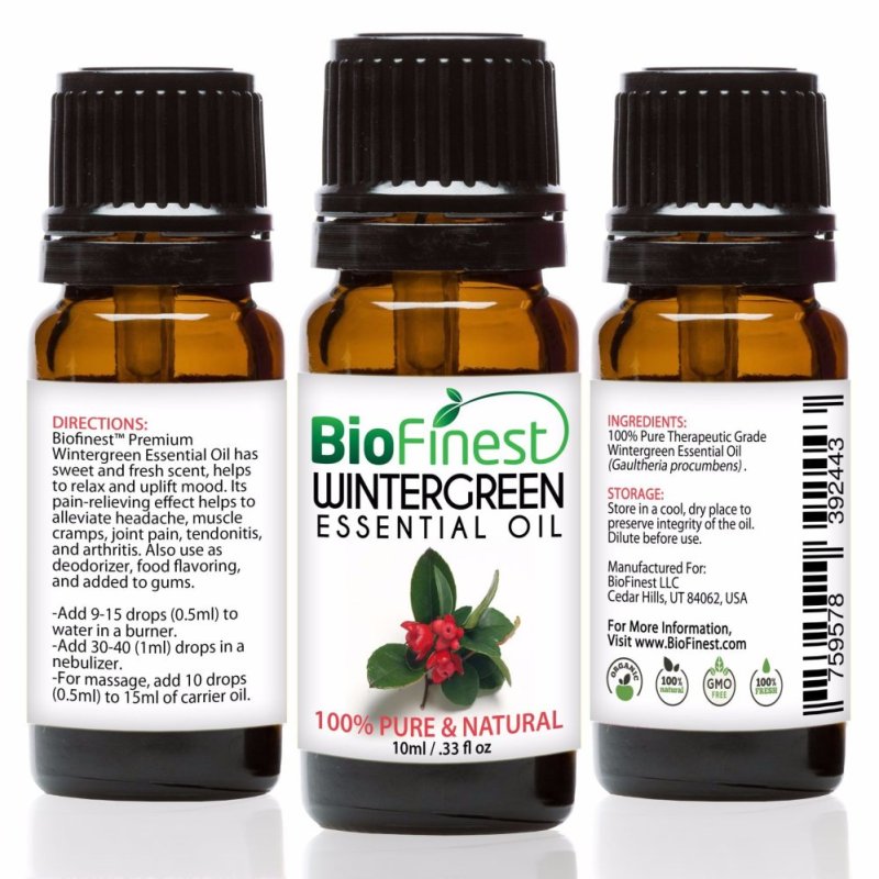 Buy Biofinest Wintergreen Essential Oil (100% Pure Therapeutic Grade) 10ml Singapore