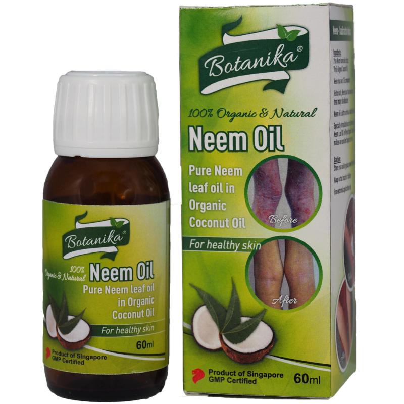 Buy Botanika Neem Oil 100% Organic & Natural 60ml Singapore