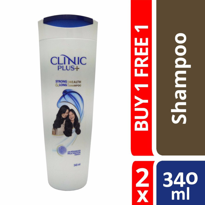 Buy Buy 1 Free 1 Clinic Plus Strong and Long Health Shampoo 340ml Singapore