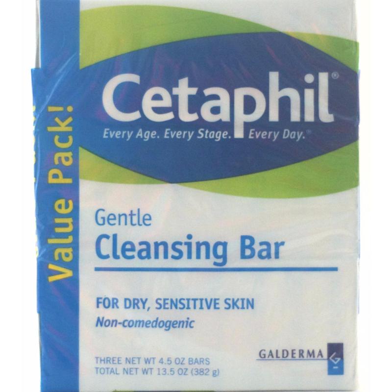 Buy CETAPHIL GENTLE CLEANSING BAR VALUE PACK (3 BARS) Singapore