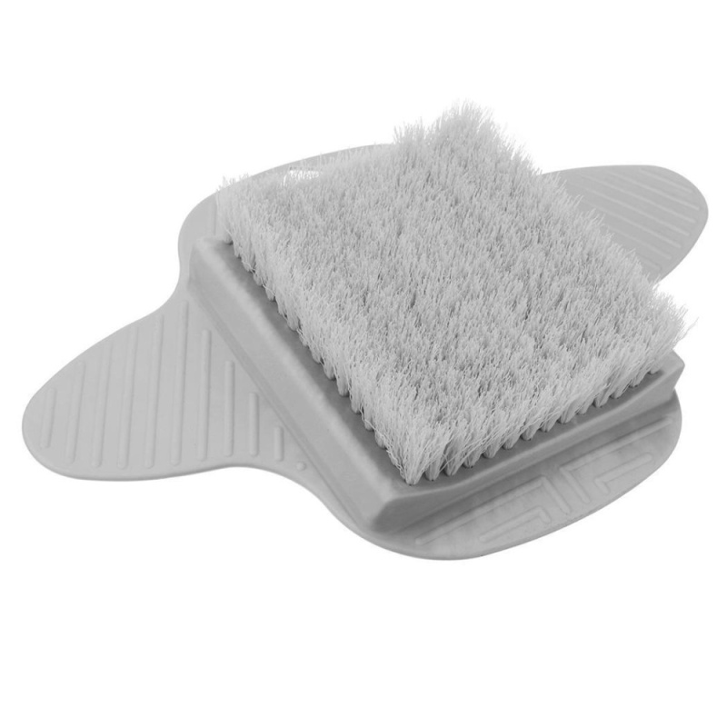 Buy Cyber Clearance Sale Bath Foot Cleaner Scrubber Exfoliating Scrub Brush Massager Feet Washer w/ Sucker( Grey ) - intl Singapore
