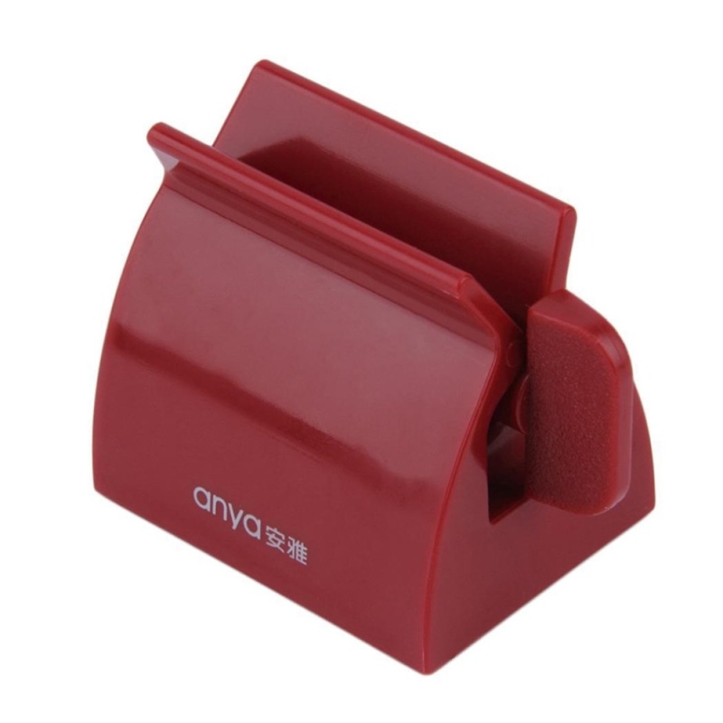 Buy Cyber Rolling Tube Dispenser Brush Toothbrush Holder Toothpaste Squeezer ( Red ) - intl Singapore