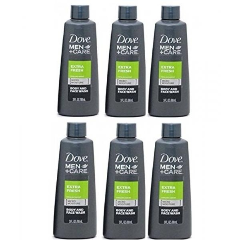 Buy Dove Men Care Extra Fresh Body Wash 3 Ounce Travel Size (Pack of 6) - intl Singapore