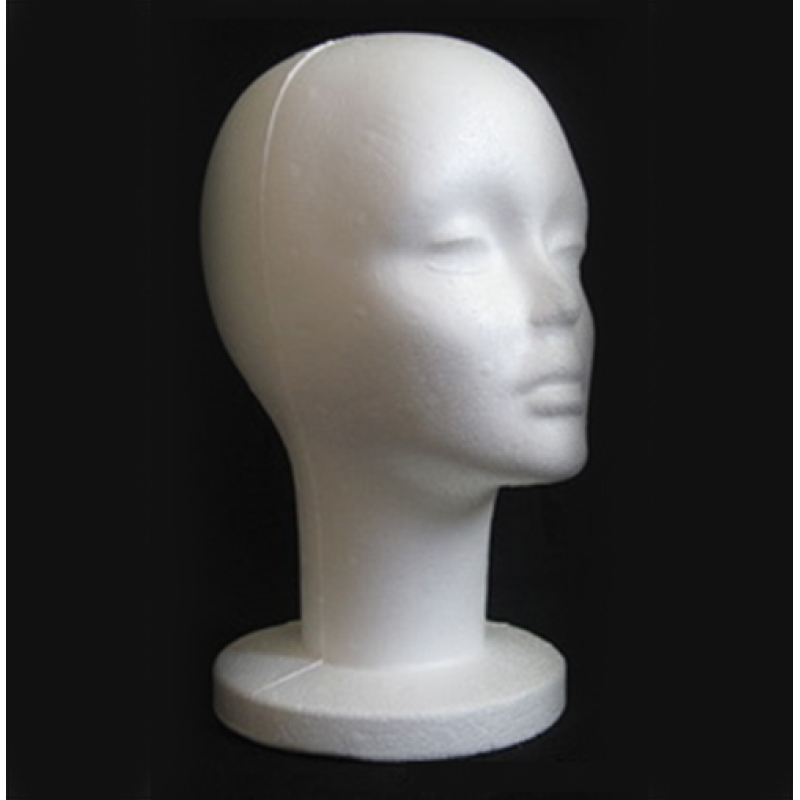 Buy Female Styrofoam Foam Manikin Head Mannequins Model Glasses Hat
head mould - intl Singapore