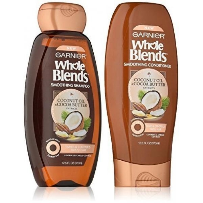Buy Garnier Whole Blends Coconut Cocoa Butter Shampoo and Conditioner 12 ounces each - intl Singapore