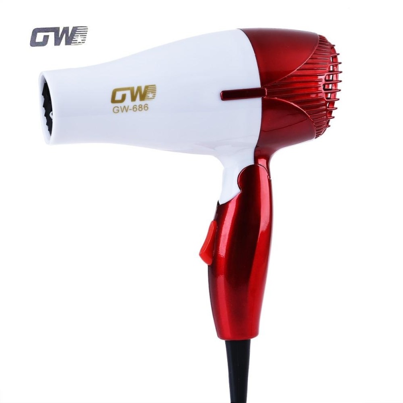 Buy GUOWEI Mini Foldable Portable Traveller Compact Blower Hair Dryer (Red) - intl Singapore