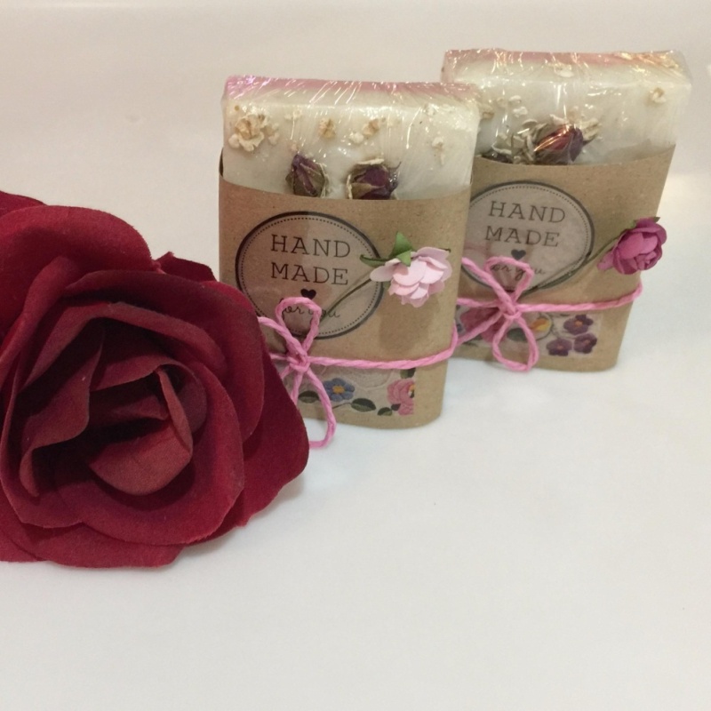 Buy Handmade Rose / Oatmeal Soap Singapore