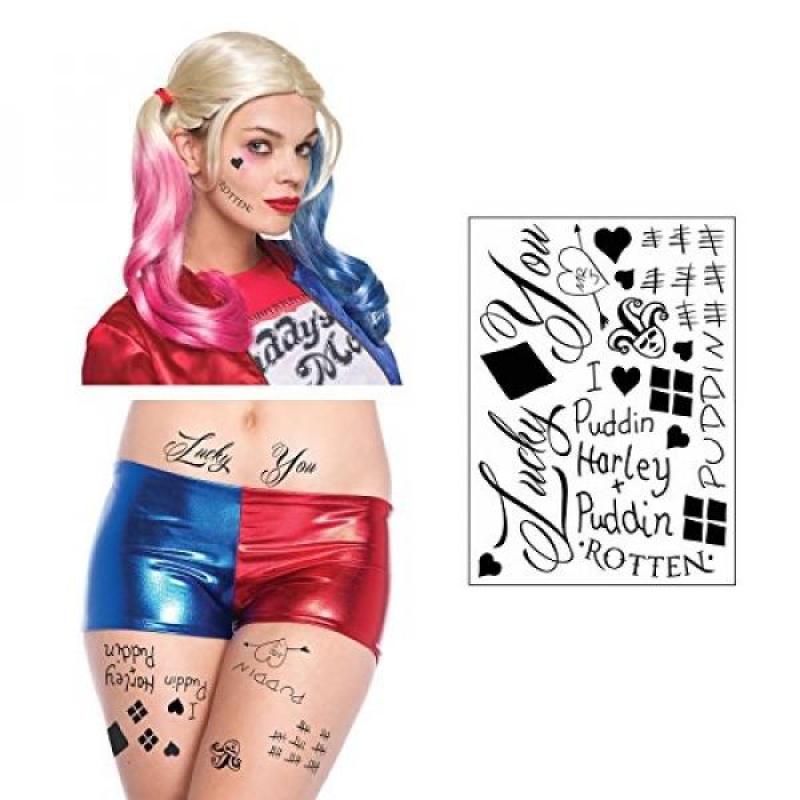 Buy HQ Temporary Tattoos Sheet - Face, Waist, & Leg Tats - 16 Total - Costume / Cosplay Singapore