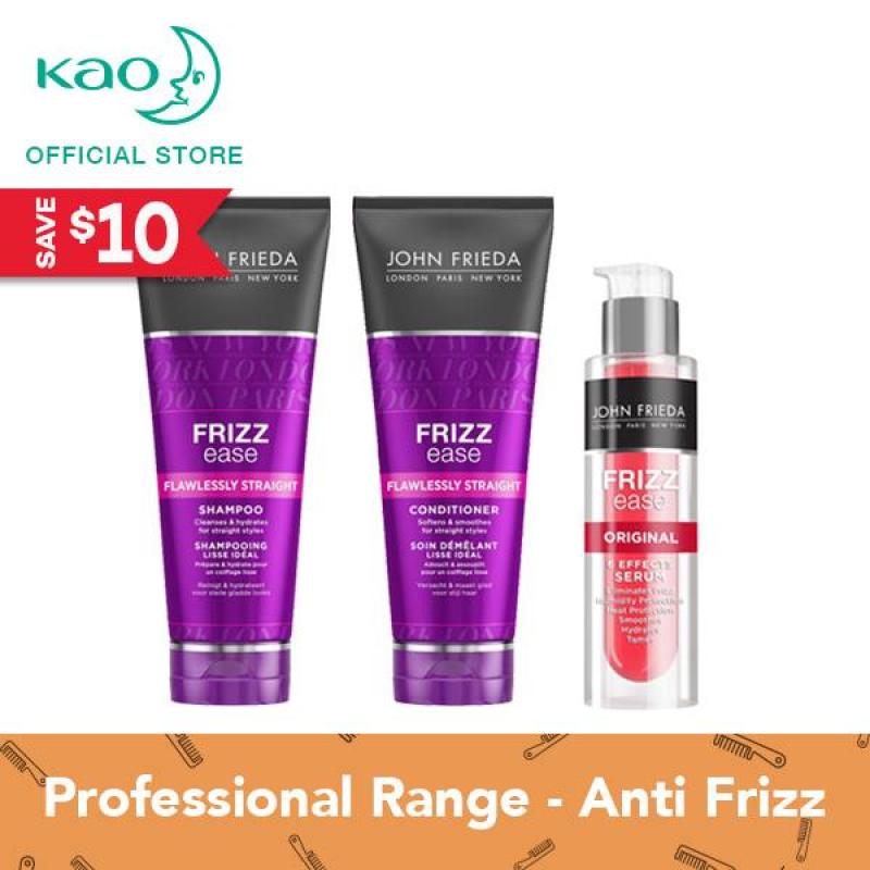 Buy John Frieda Frizz Ease Flawless Straight Shampoo & Conditioner + Original Serum Singapore