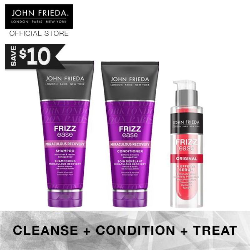 Buy John Frieda Frizz Ease Miraculous Recovery Shampoo & Conditioner Set + Original Serum Singapore