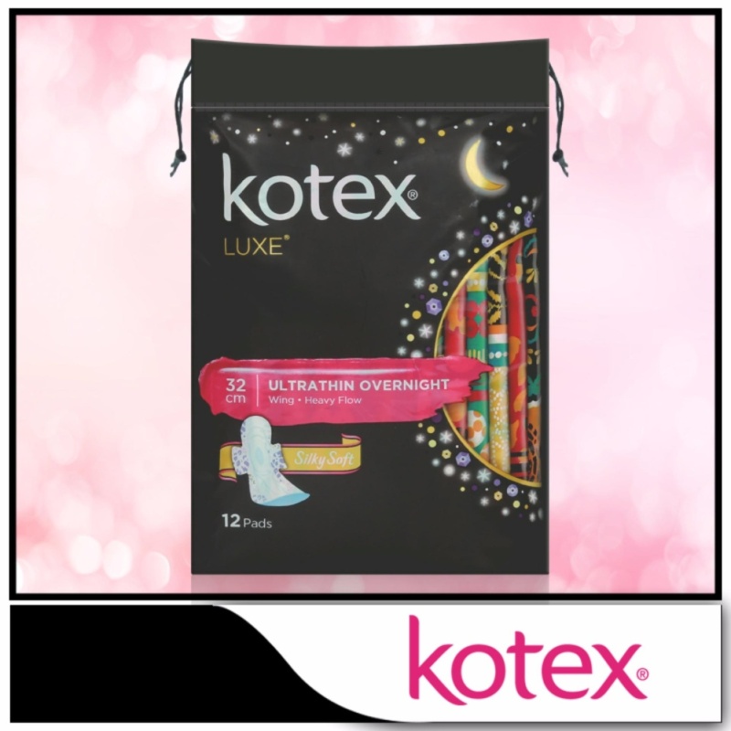 Buy Kotex Pads Luxe Ultra Thin Wing Overnight 32cm 12pcs Singapore