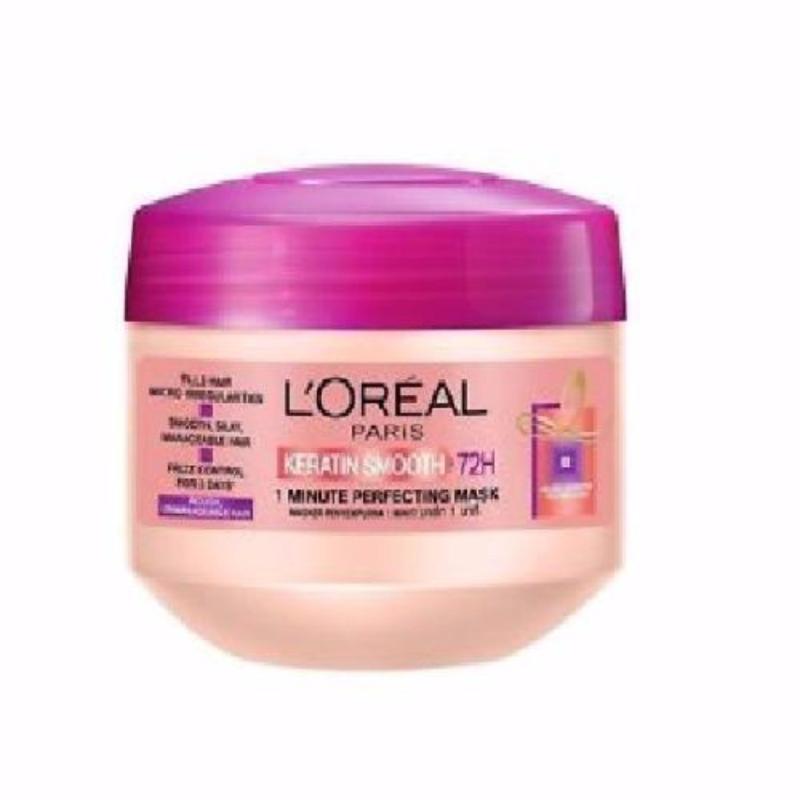 Buy L'Oreal Paris Elseve Keratin Smooth 1 Minute Perfecting Mask Singapore