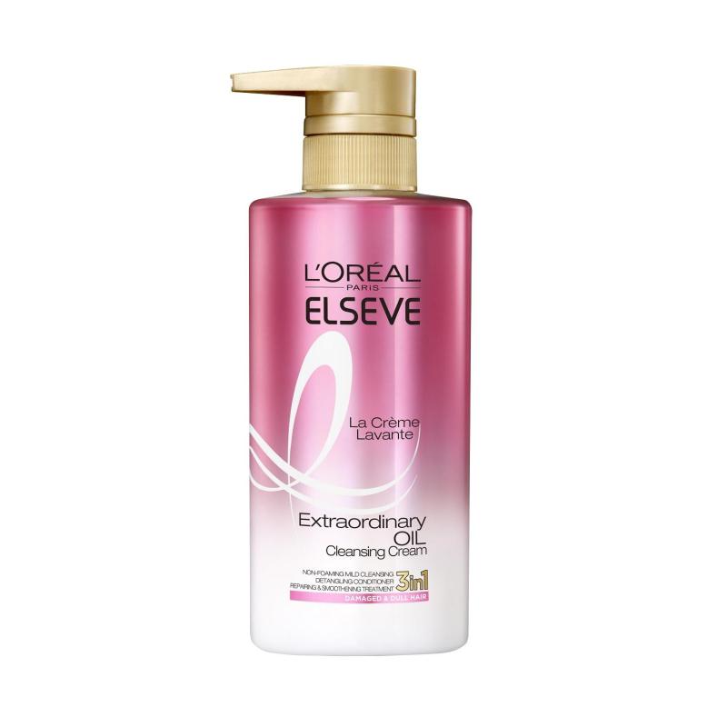 Buy L'Oreal Paris Extraordinary Oil La Crème Lavante 440ml (Pink) Singapore