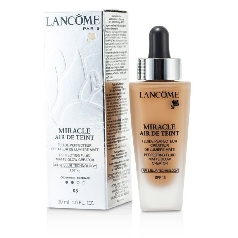 Buy Lancome Miracle Air De Teint Perfecting Fluid SPF No.03 Beige Diaphane 15 30ml - intl Singapore