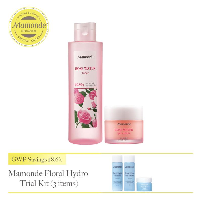 Buy Mamonde Rose Water Toner 250ml & Gel Cream Set - Exclusive Singapore