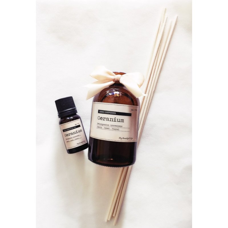 Buy My Beautiful Life Aromatherapy Geranium Pure Essential Oil and Reed
Diffuser Value Set Singapore