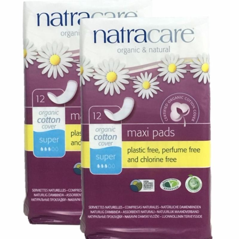 Buy Natracare Maxi Pads with Organic Cotton Cover - Super 12pcs x 2
(Twin Pack)(0-6) Singapore