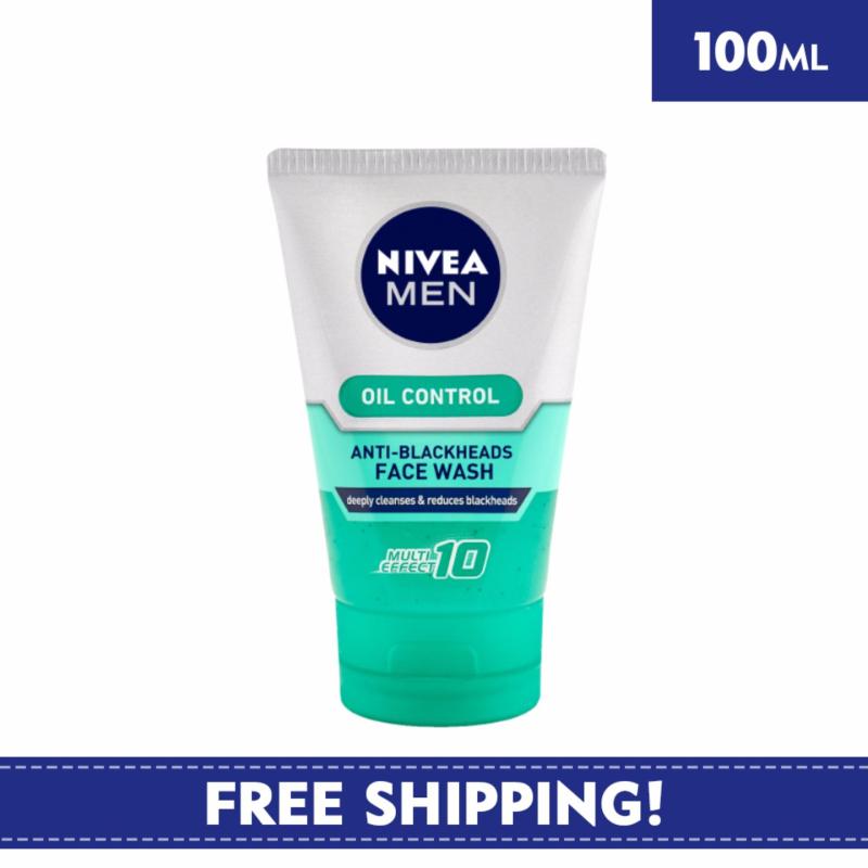 Buy Nivea Face Care for Men Cleanser Oil Control Anti Blackhead Face Wash 100ml Singapore