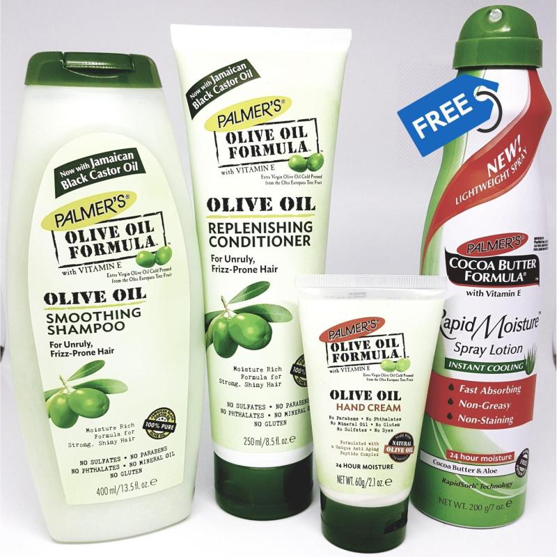 Buy Palmer’s Olive Oil Hair & Hand Bundle Pack (FREE Cocoa Butter Aloe Spray) Singapore