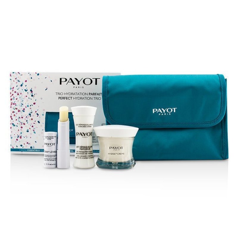 Buy Payot Perfect Hydration Trip Set : Cleansing Milk 30ml + Cream 50ml
+ Lip Balm 4g + Bag 3pcs + 1bag (EXPORT) Singapore